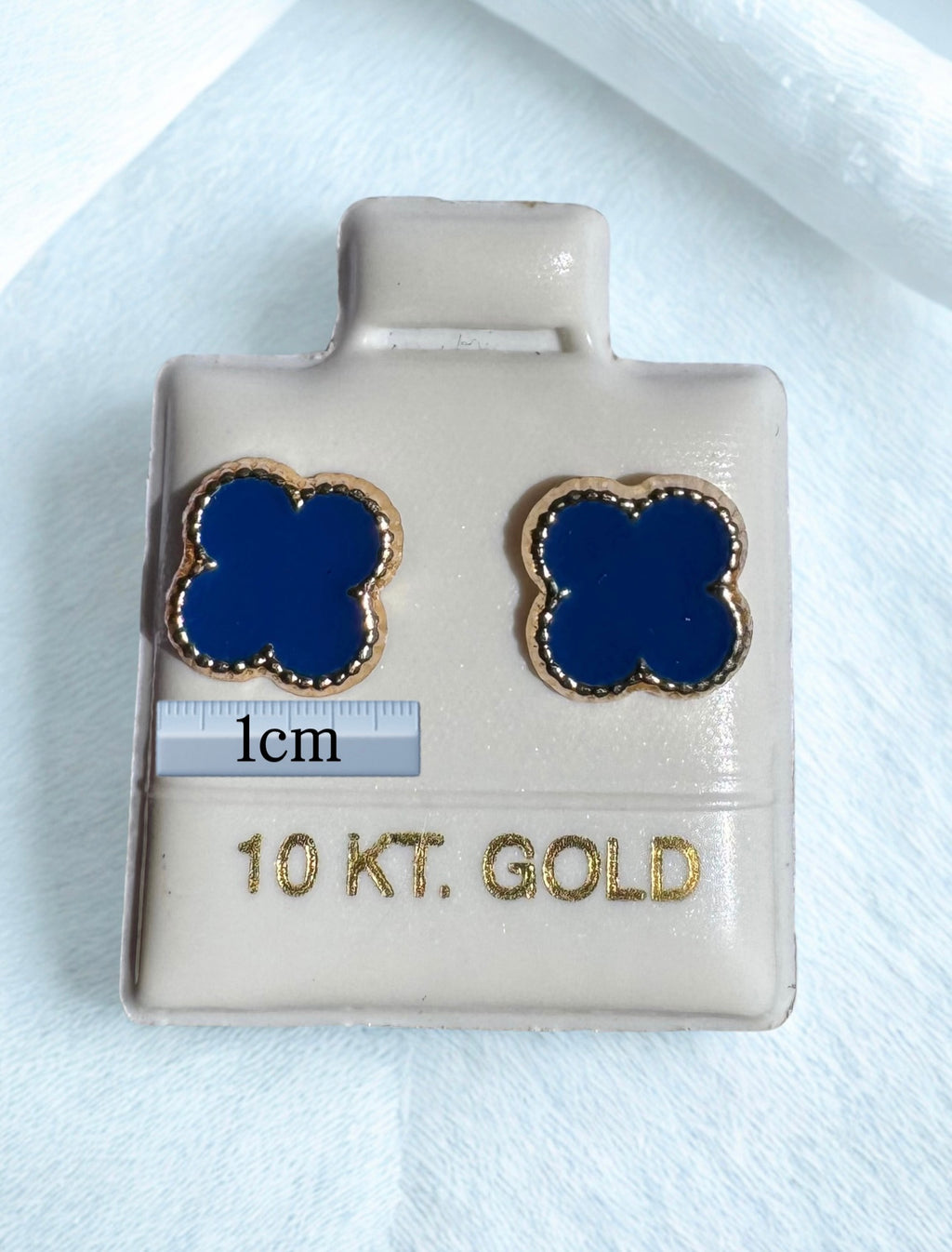 10k clover earrings
