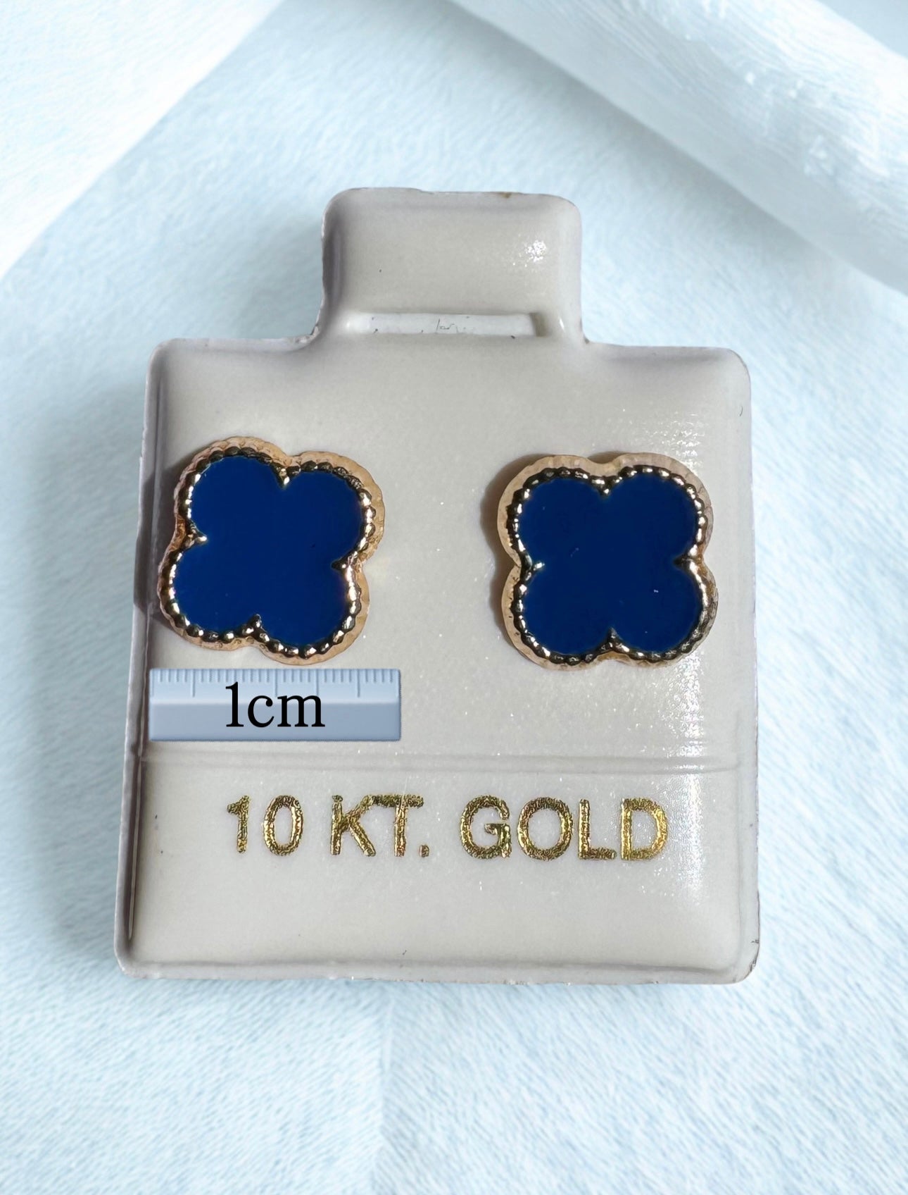 10k clover earrings