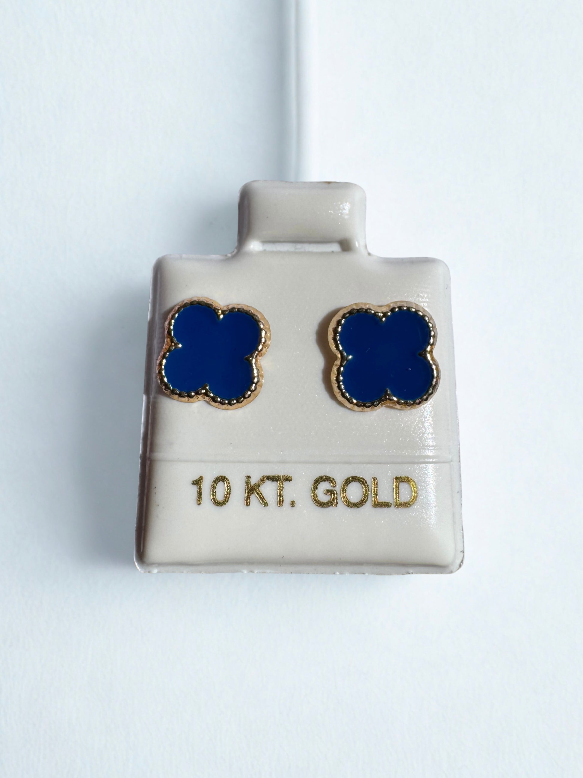 10k clover earrings