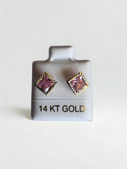 14k sparkle earrings