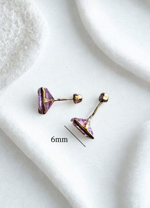 14k sparkle earrings